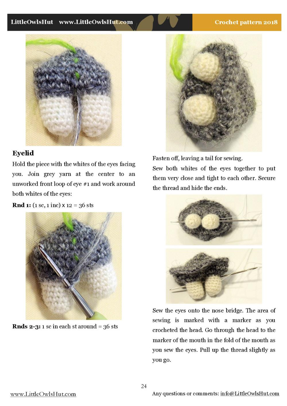 arnold the wolf crochet pattern