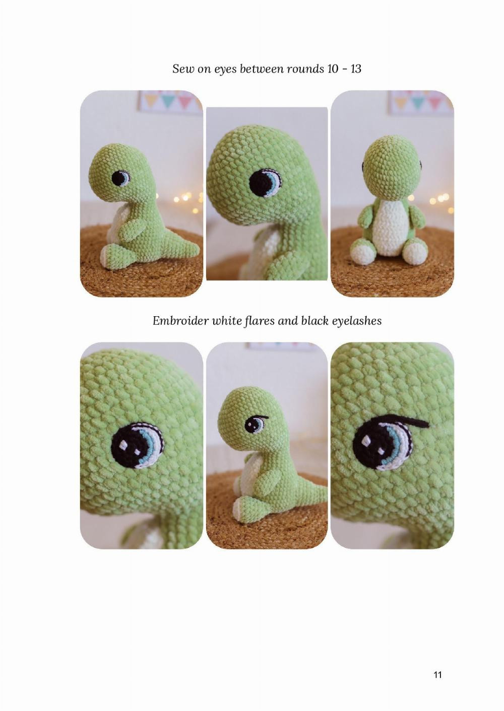 Baby Dinosaur crochet pattern