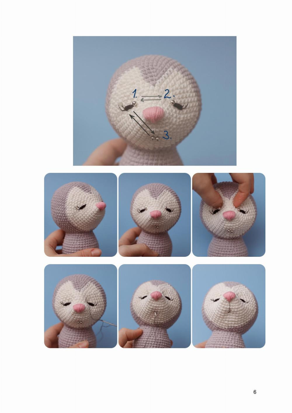 baby Opossum crochet pattern