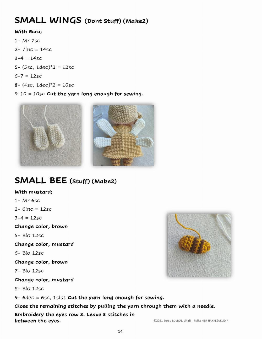 BEELY doll crochet pattern