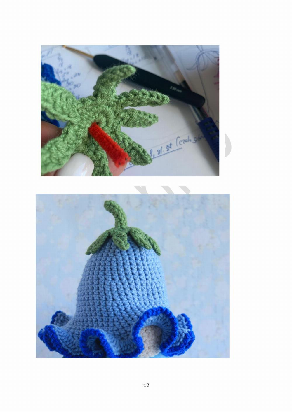 Bluebell gnome crochet pattern