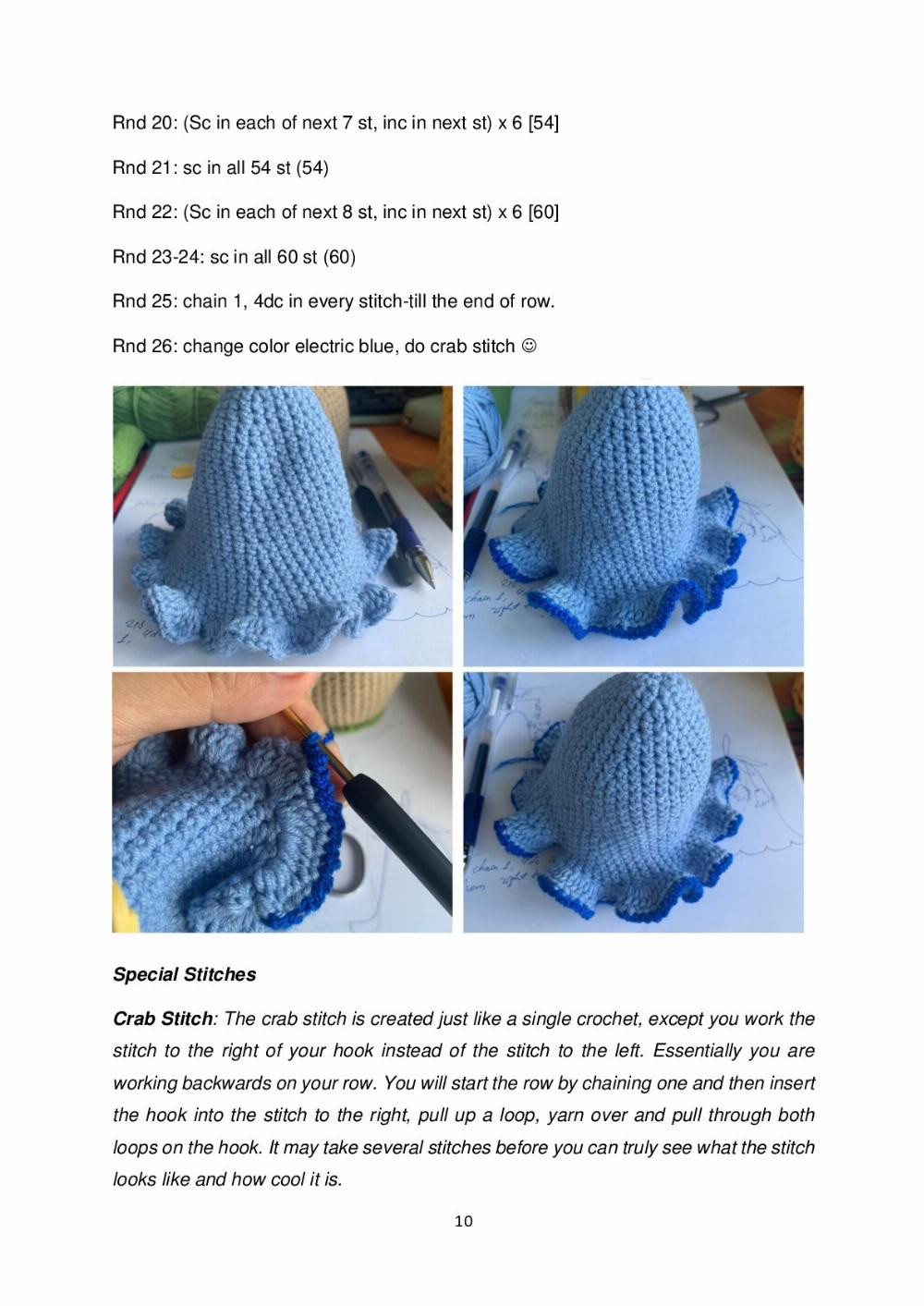 Bluebell gnome crochet pattern