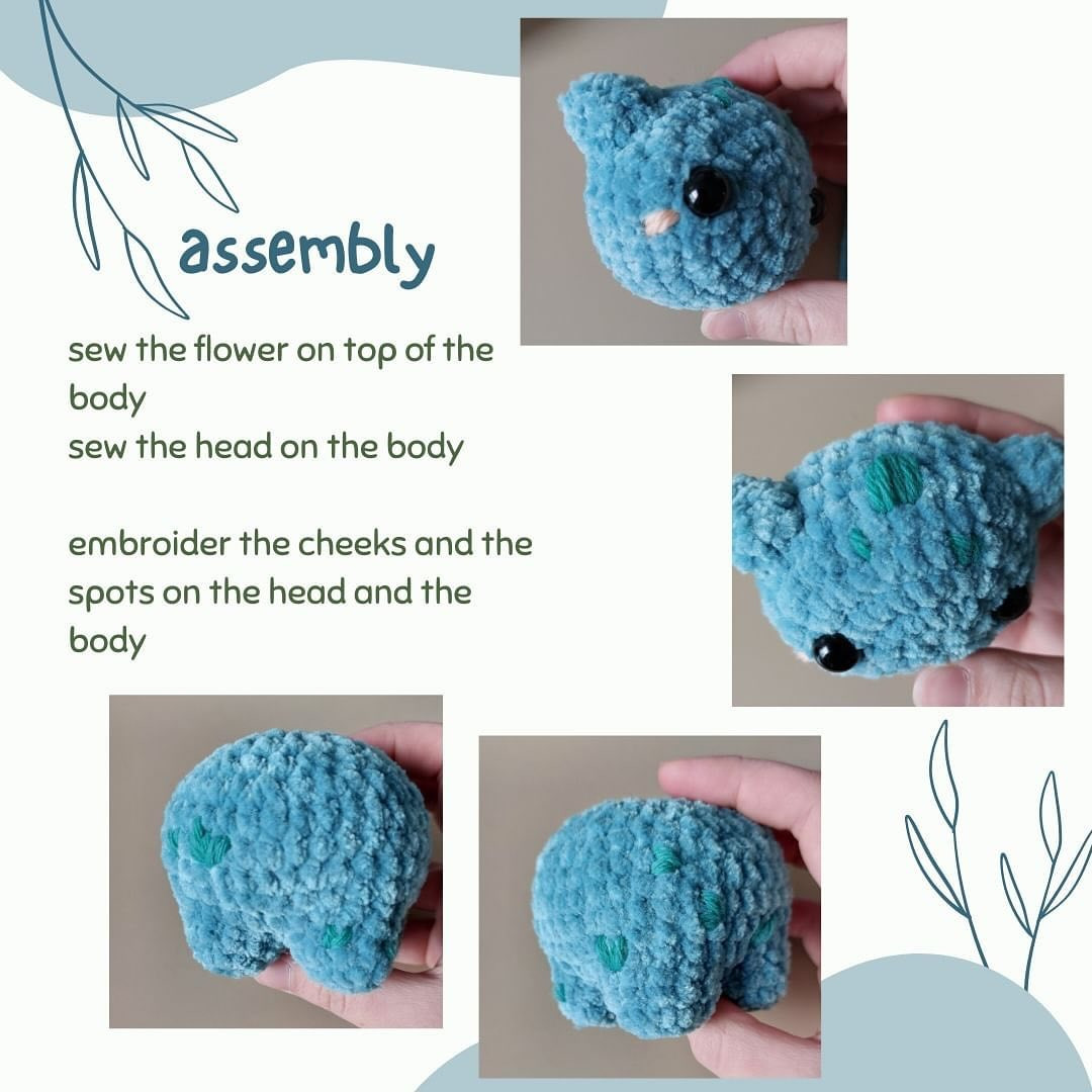 bulbasaur free pattern