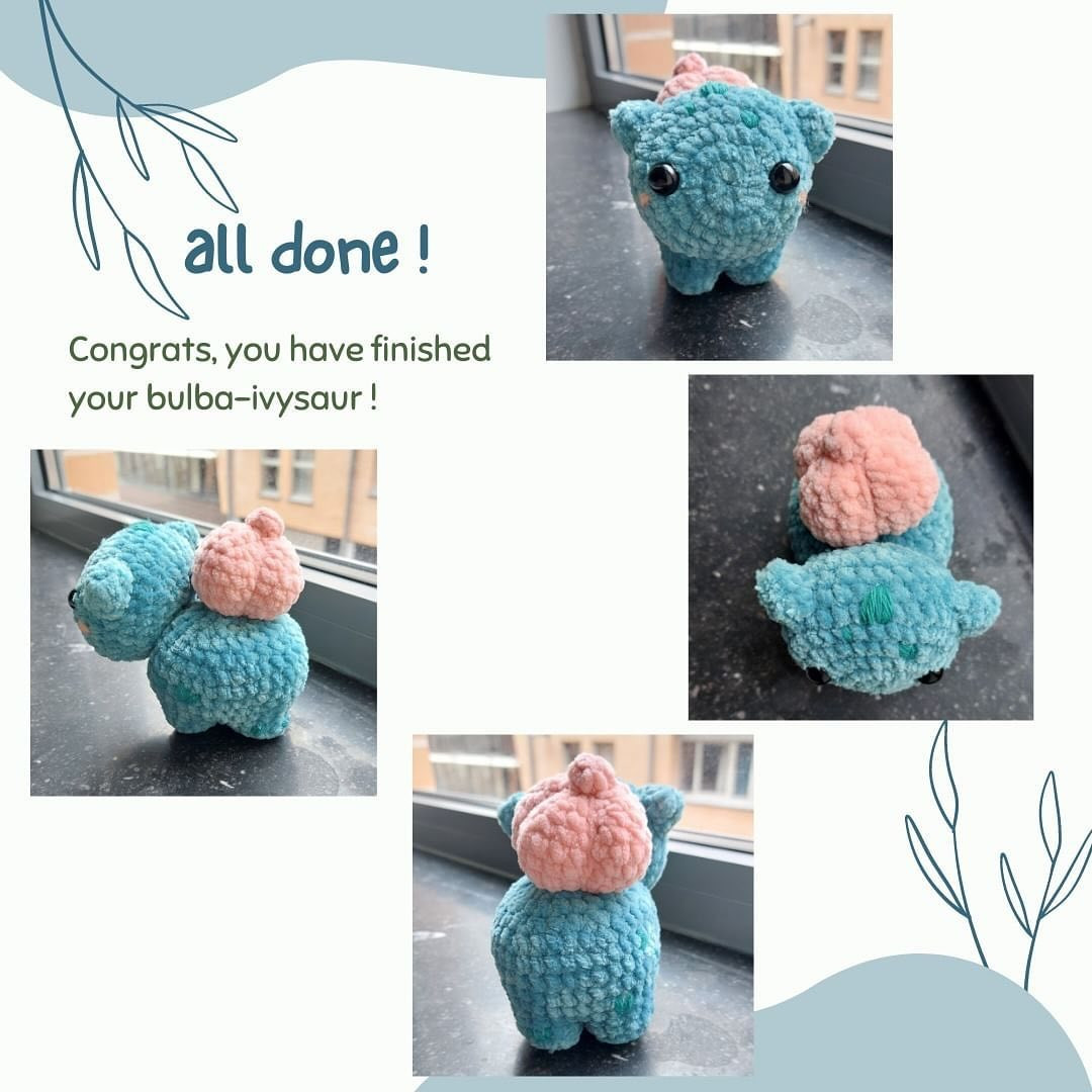 bulbasaur free pattern