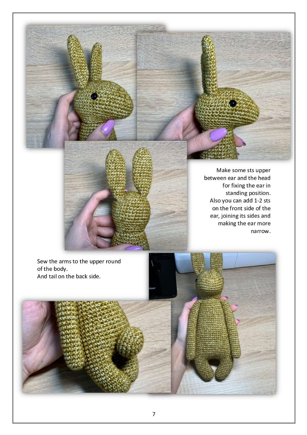 Bunny Morty Crochet Toy Pattern