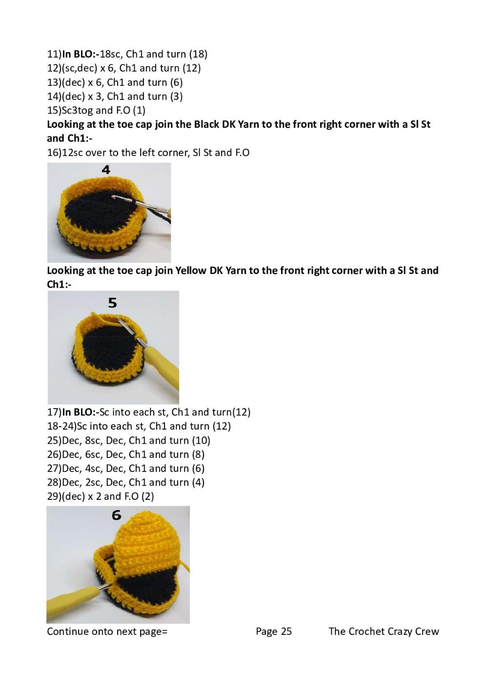 buzz & honey the bee babies crochet pattern