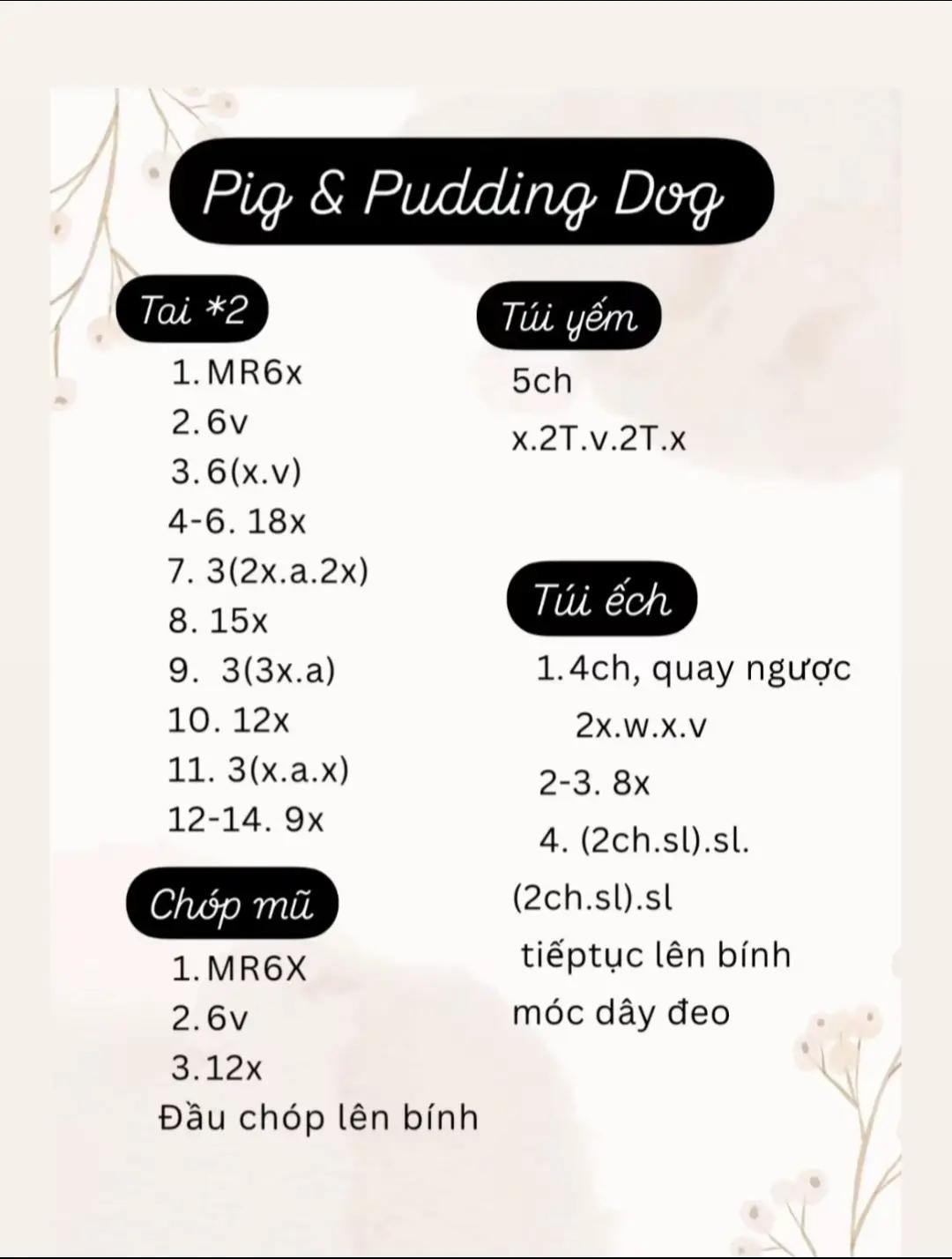 chart móc pig & pudding dog, móc khóa thỏ, bé bò sữa, chart móc bánh báo thỏ anh đào