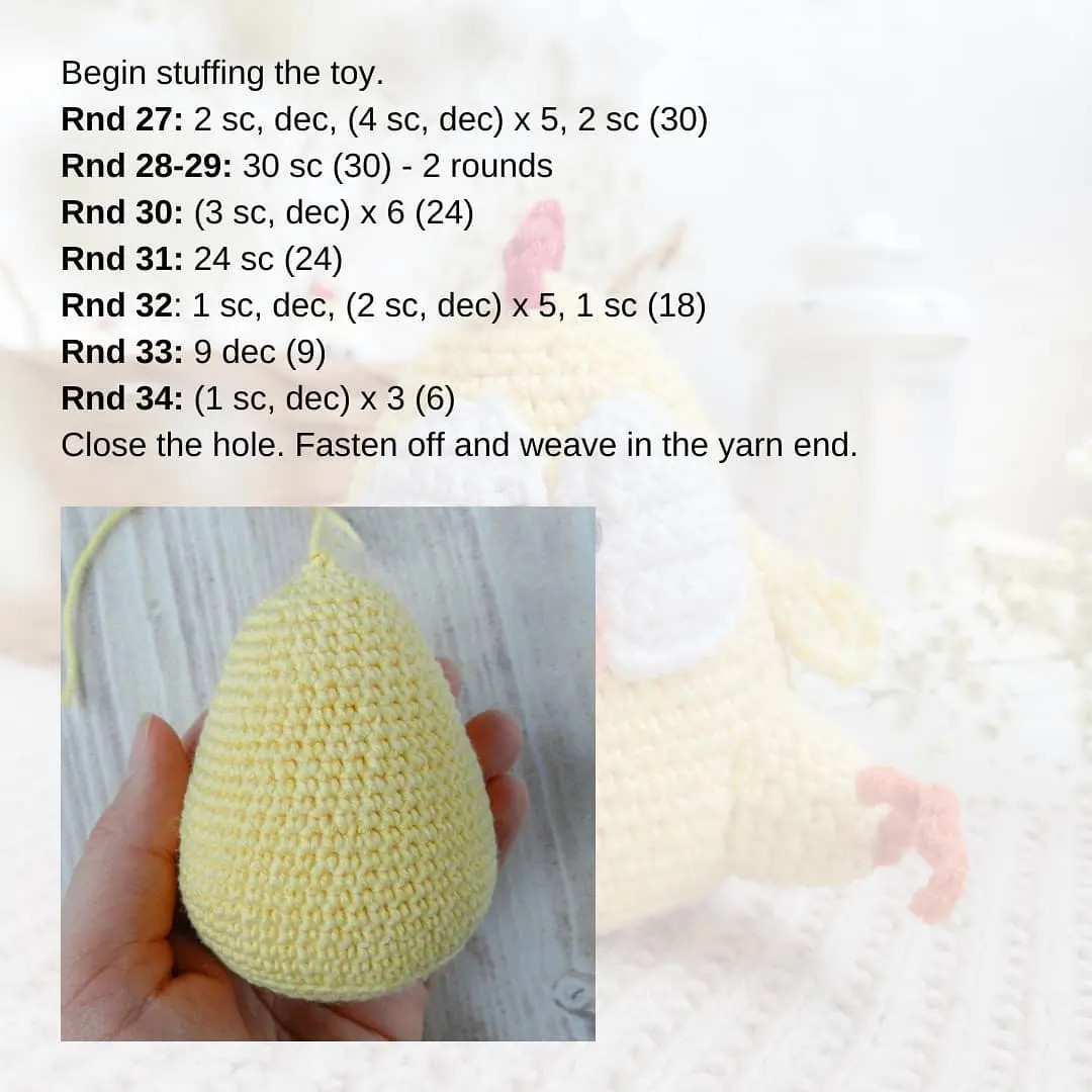 "Chicken-Chick" FREE pattern 🐥