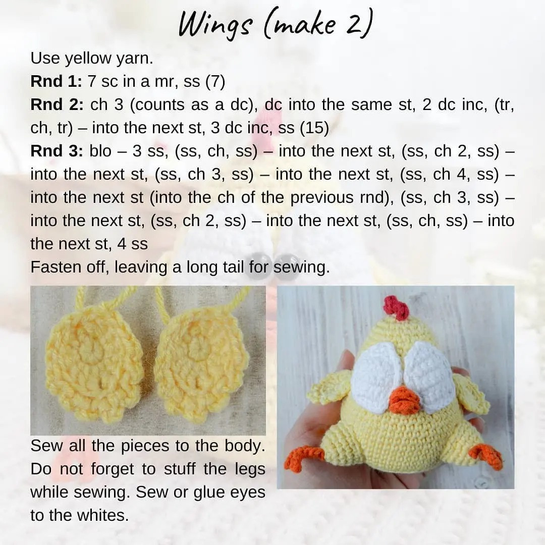 "Chicken-Chick" FREE pattern 🐥