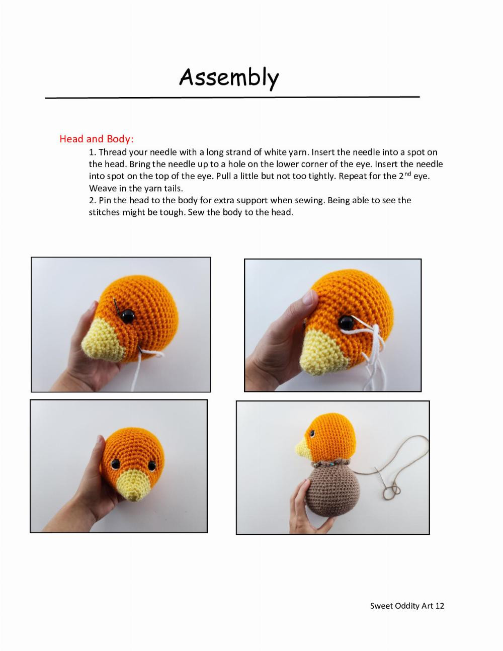 Chirp the Rooster Crochet Pattern