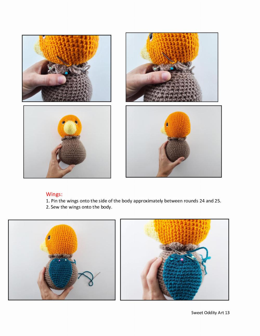 Chirp the Rooster Crochet Pattern