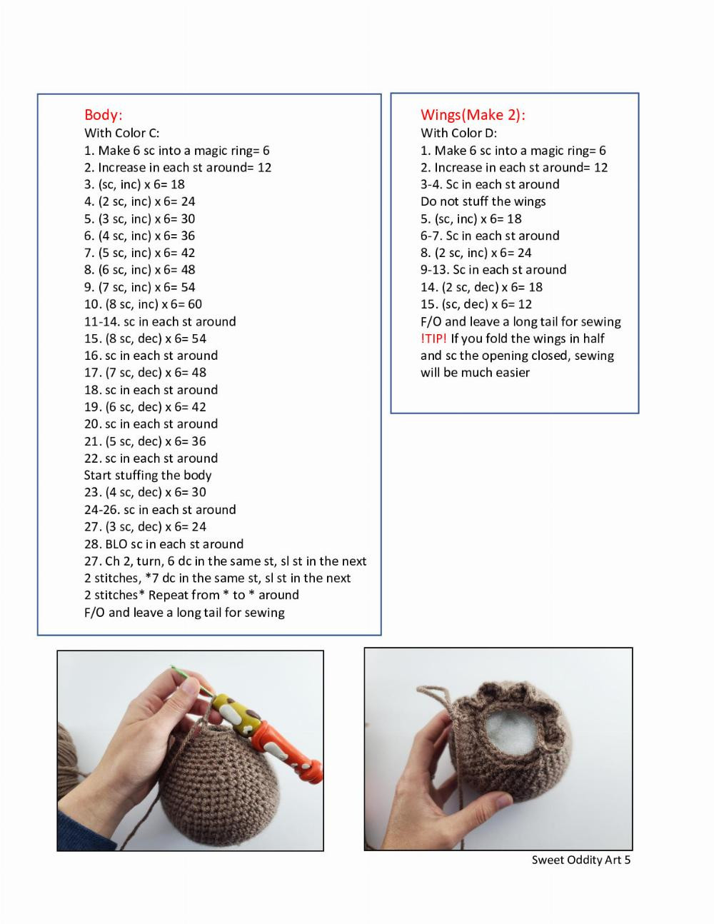 Chirp the Rooster Crochet Pattern