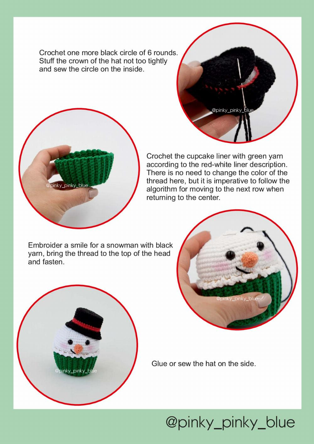 Christmas Cupcakes Crochet pattern