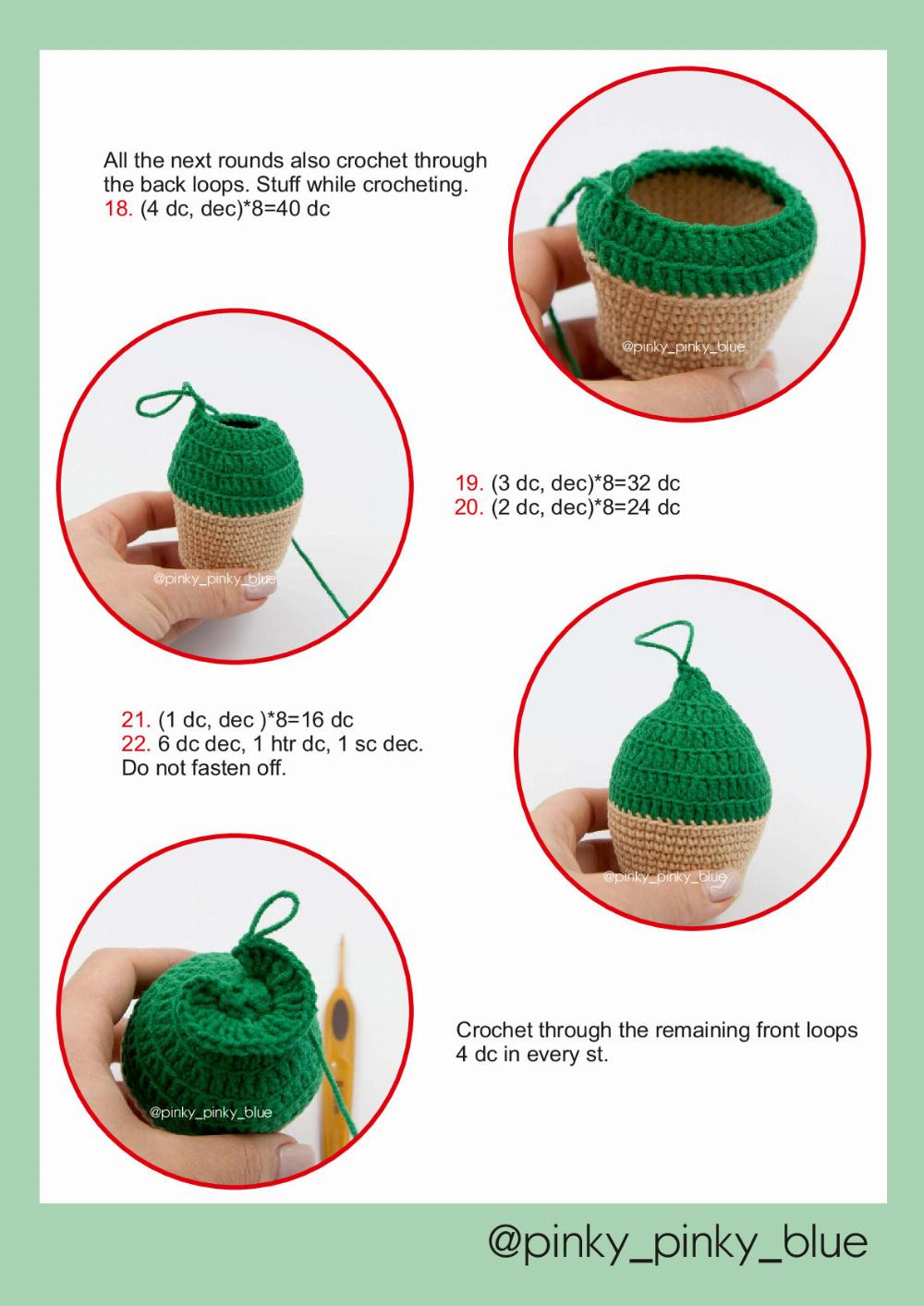 Christmas Cupcakes Crochet pattern