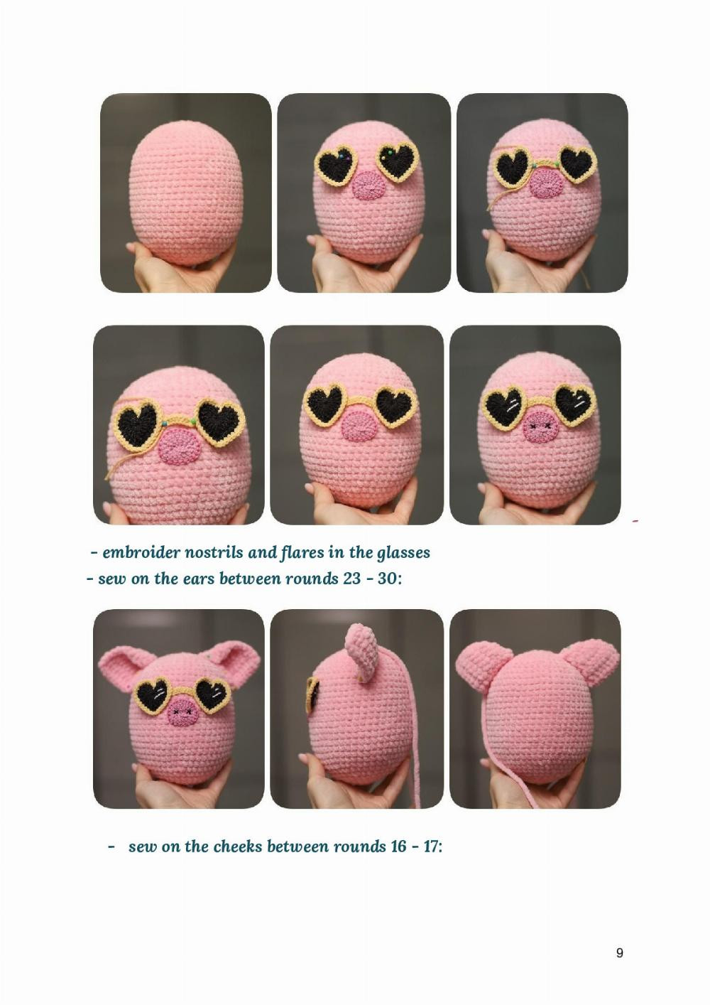 Chubby Piggy crochet pattern