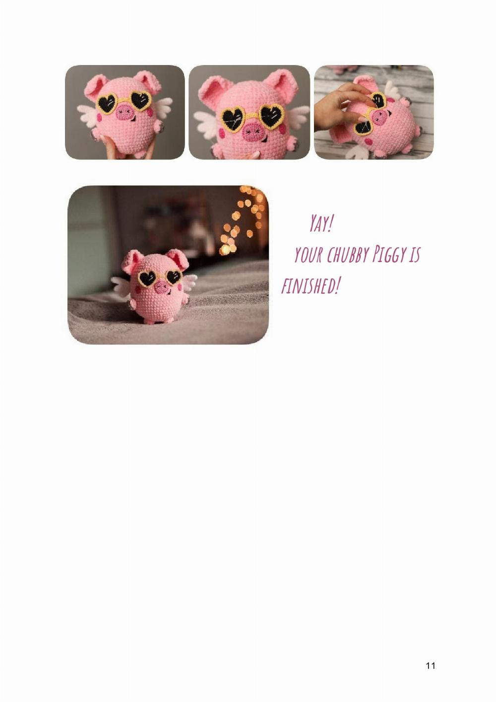 Chubby Piggy crochet pattern