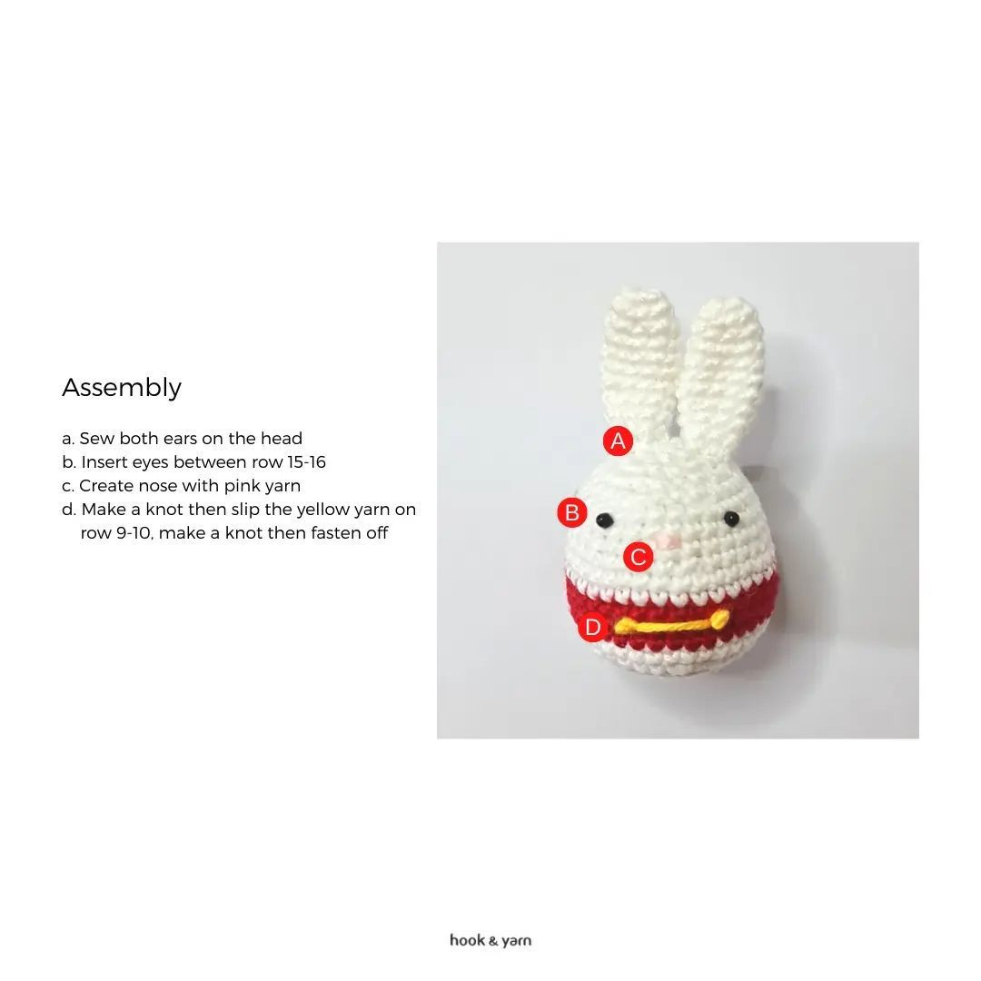 cny rabbit free pattern