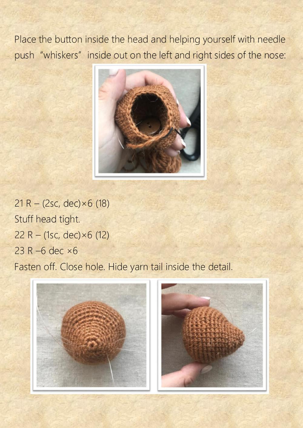 Crochet and knitting pattern “Lion Alex”