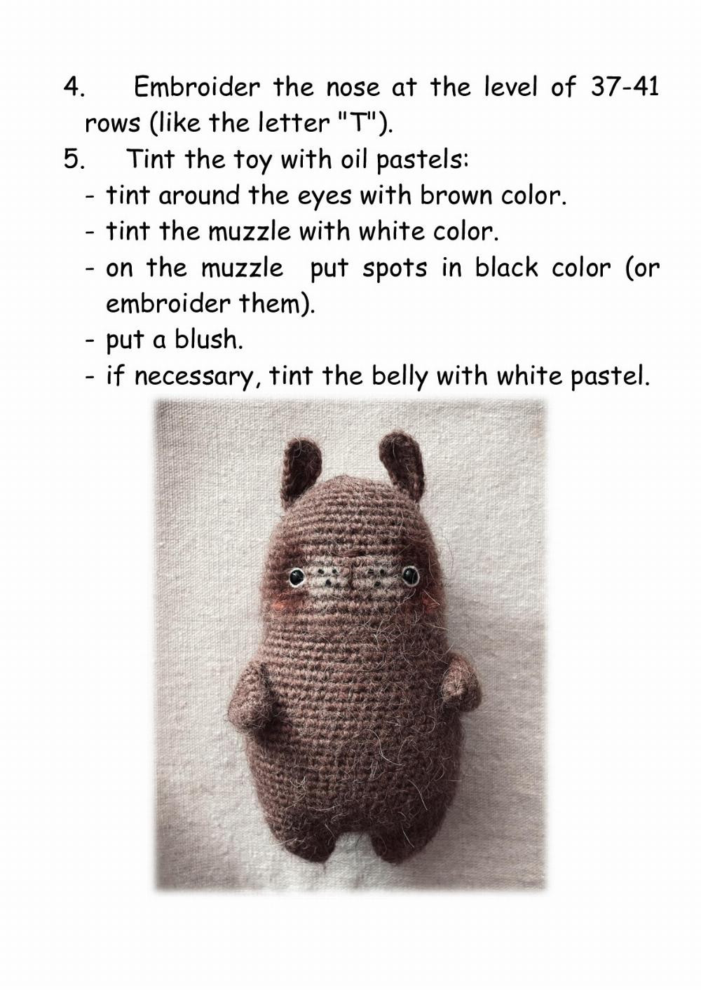 Crochet and knitting pattern « Miko rabbit»