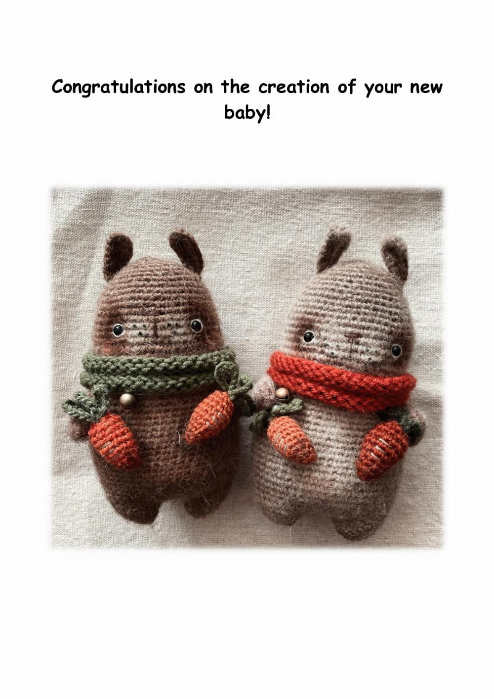 Crochet and knitting pattern « Miko rabbit»