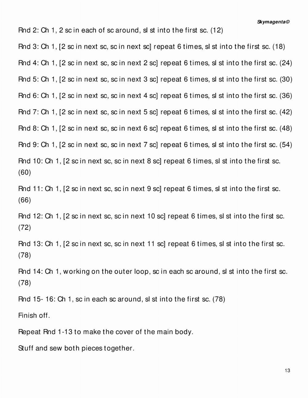 Crochet Camera & kit pattern