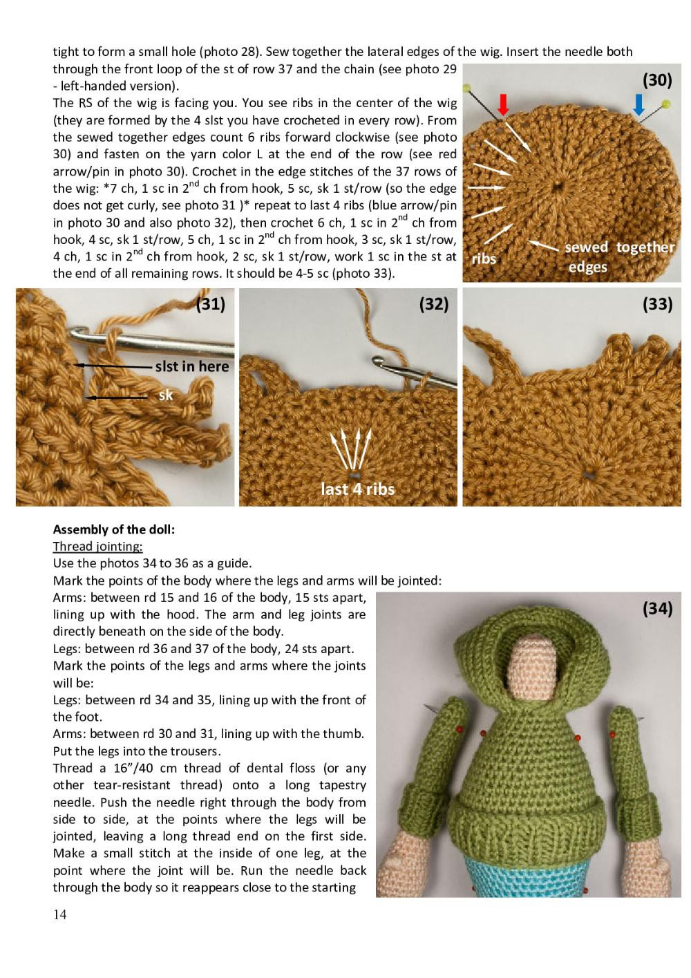 CROCHET DOLL JOSH PATTERN