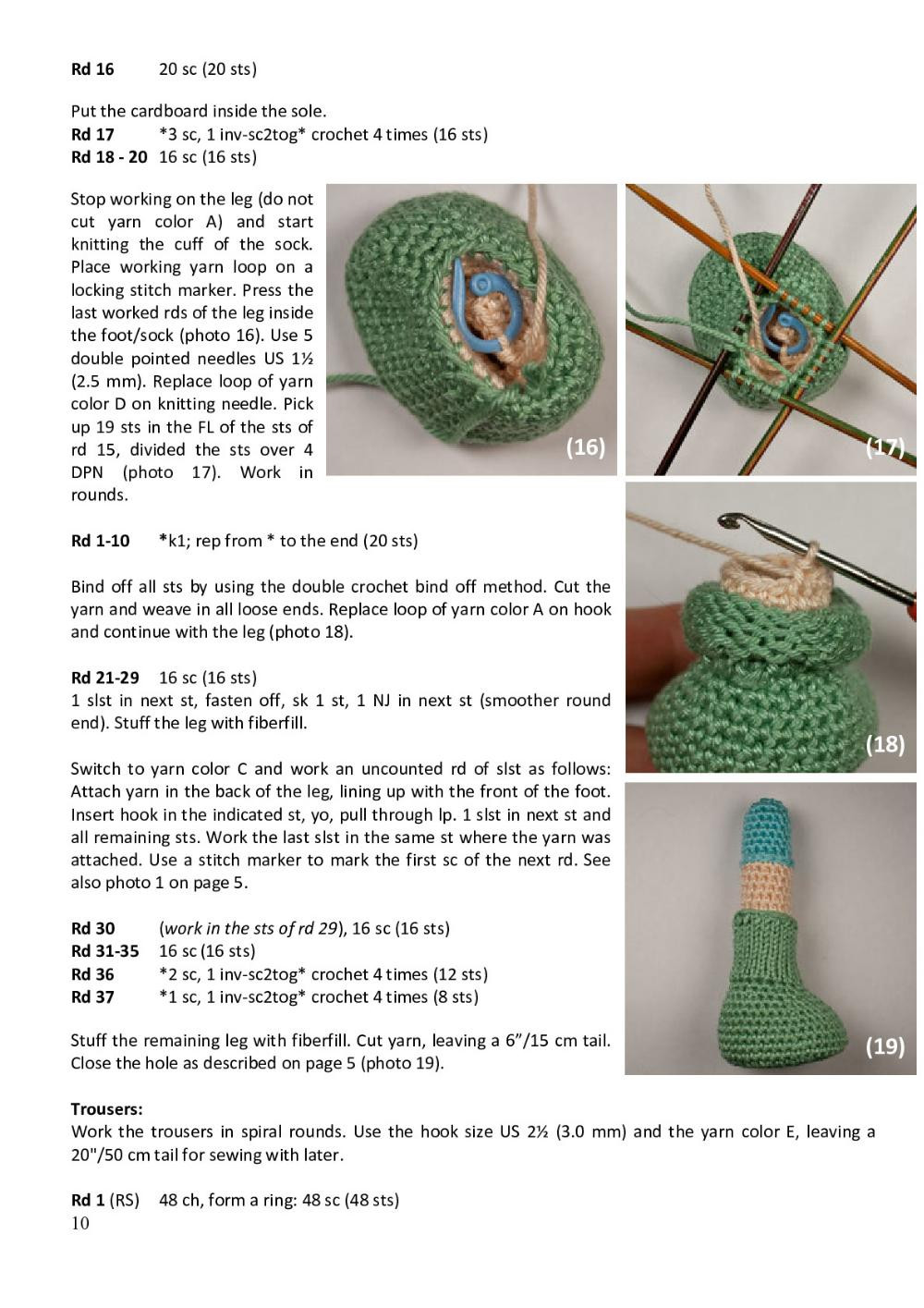 CROCHET DOLL JOSH PATTERN