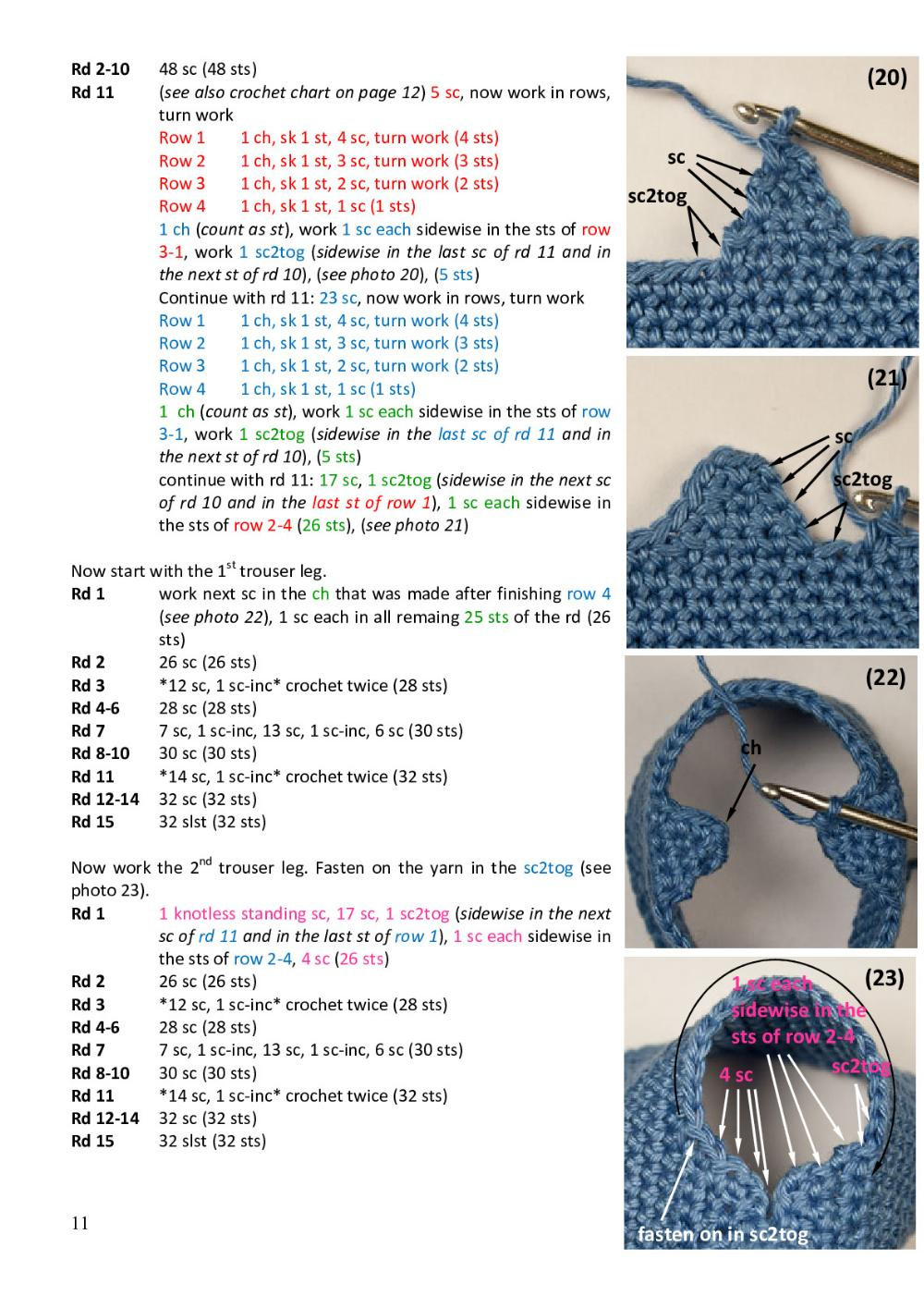 CROCHET DOLL JOSH PATTERN