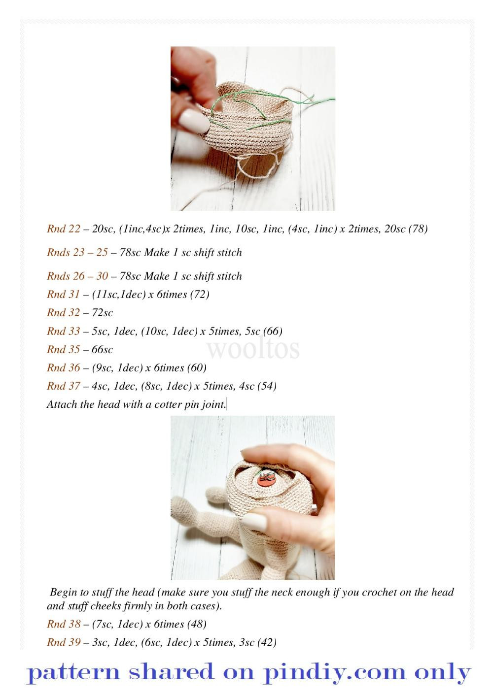 Crochet doll pattern