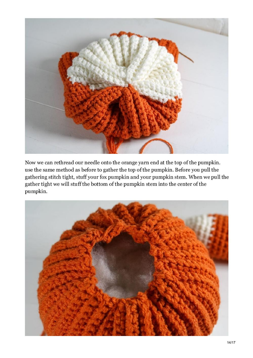 Crochet Fox Pumpkin – Free Pattern