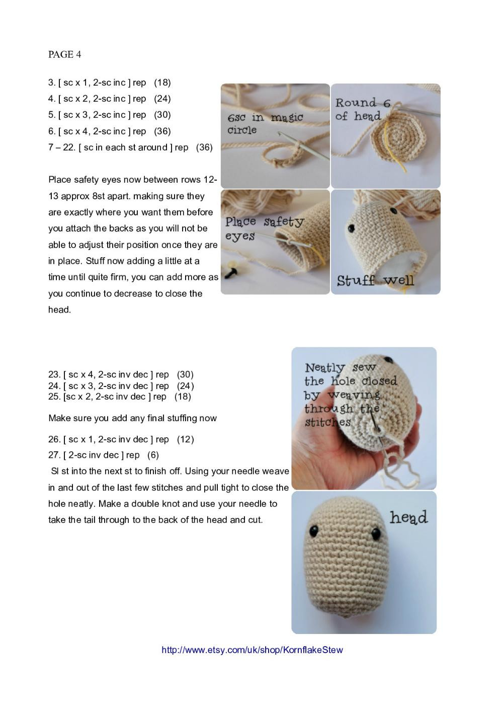 Crochet Monkey pattern