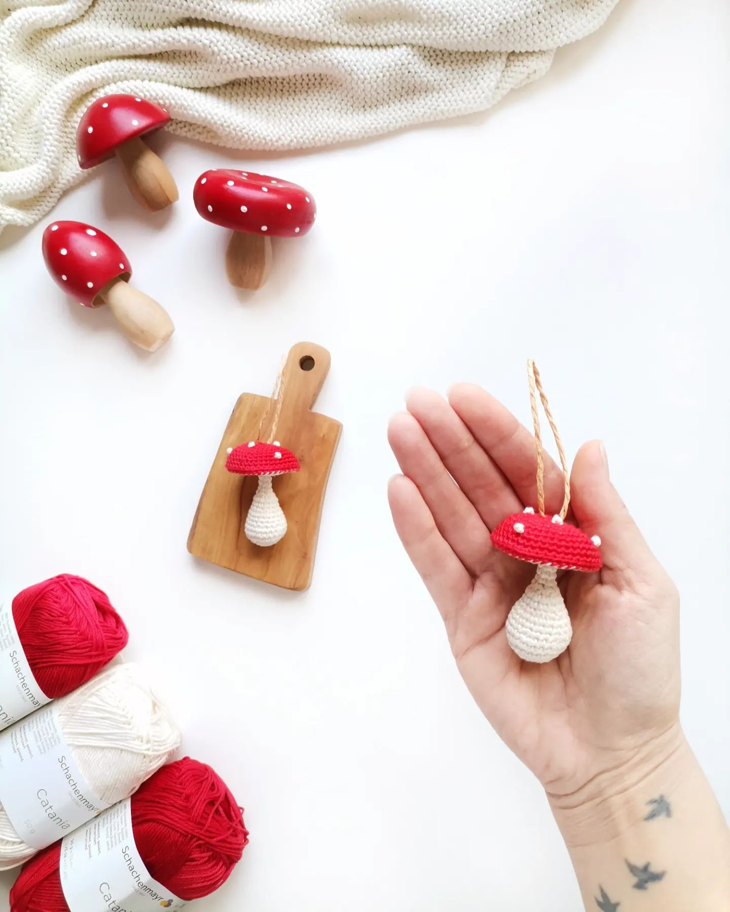 crochet mushroom pattern