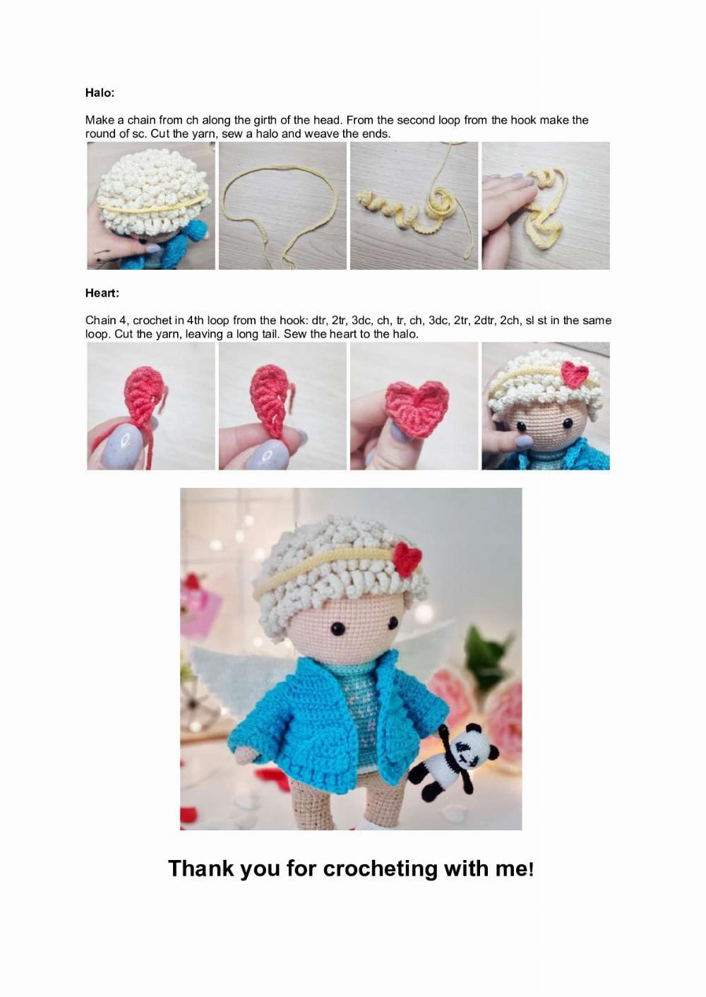 Crochet pattern “Angel doll”