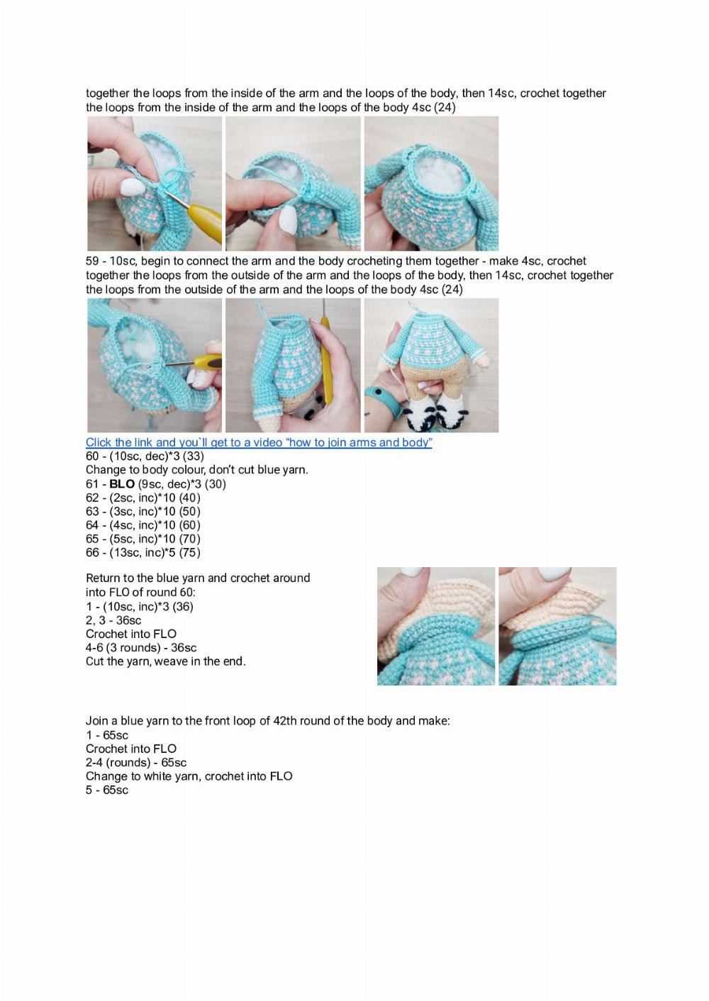 Crochet pattern “Angel doll”