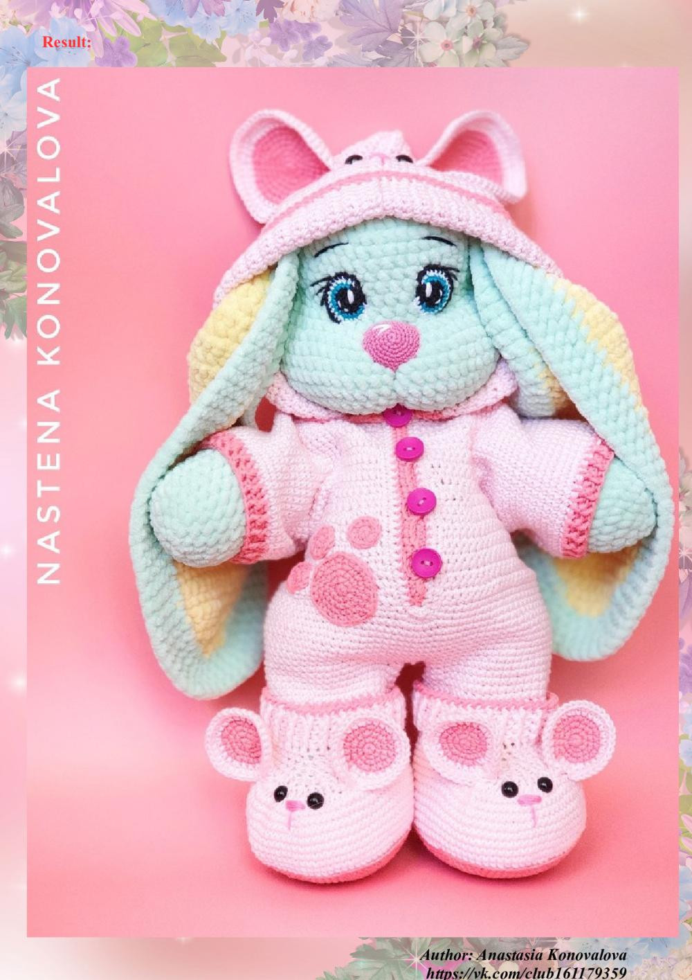 Crochet pattern «Bunny in a suit»