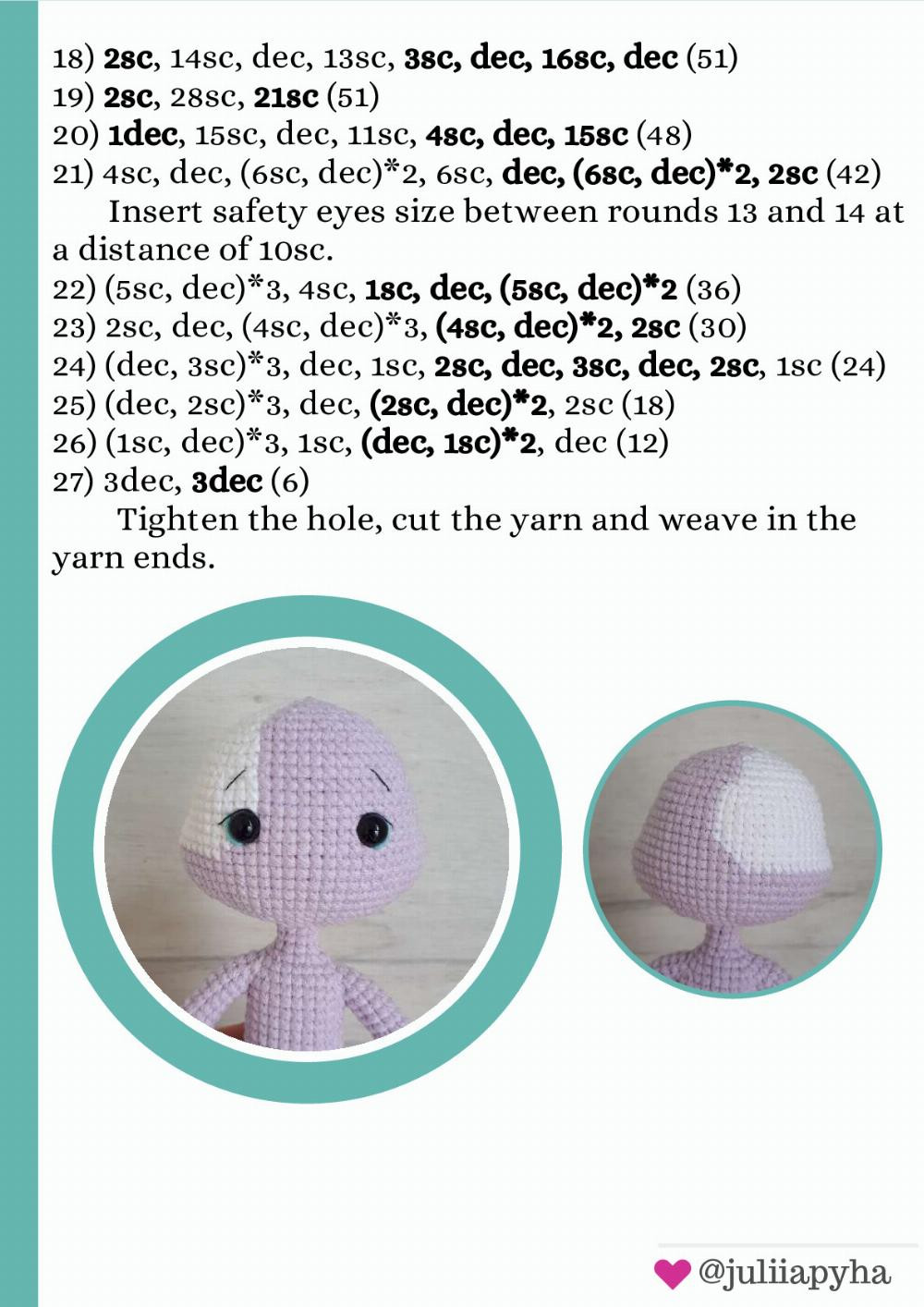 Crochet Pattern Cat Mermaid