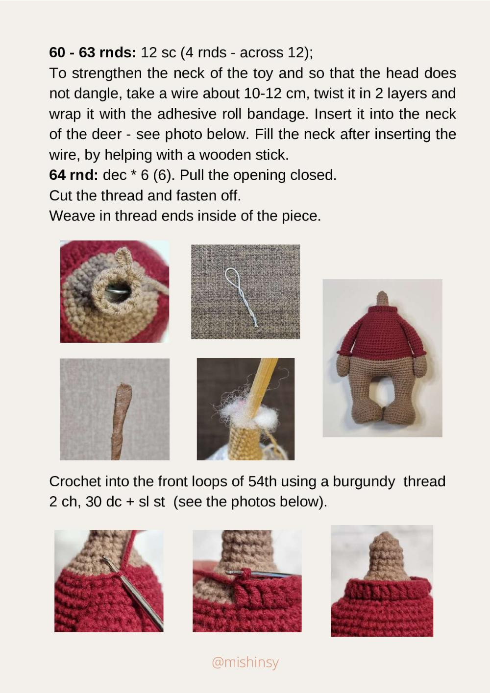 Crochet pattern "Deer"