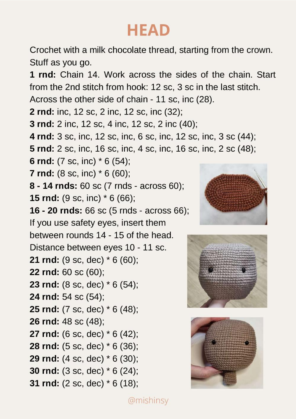 Crochet pattern "Deer"