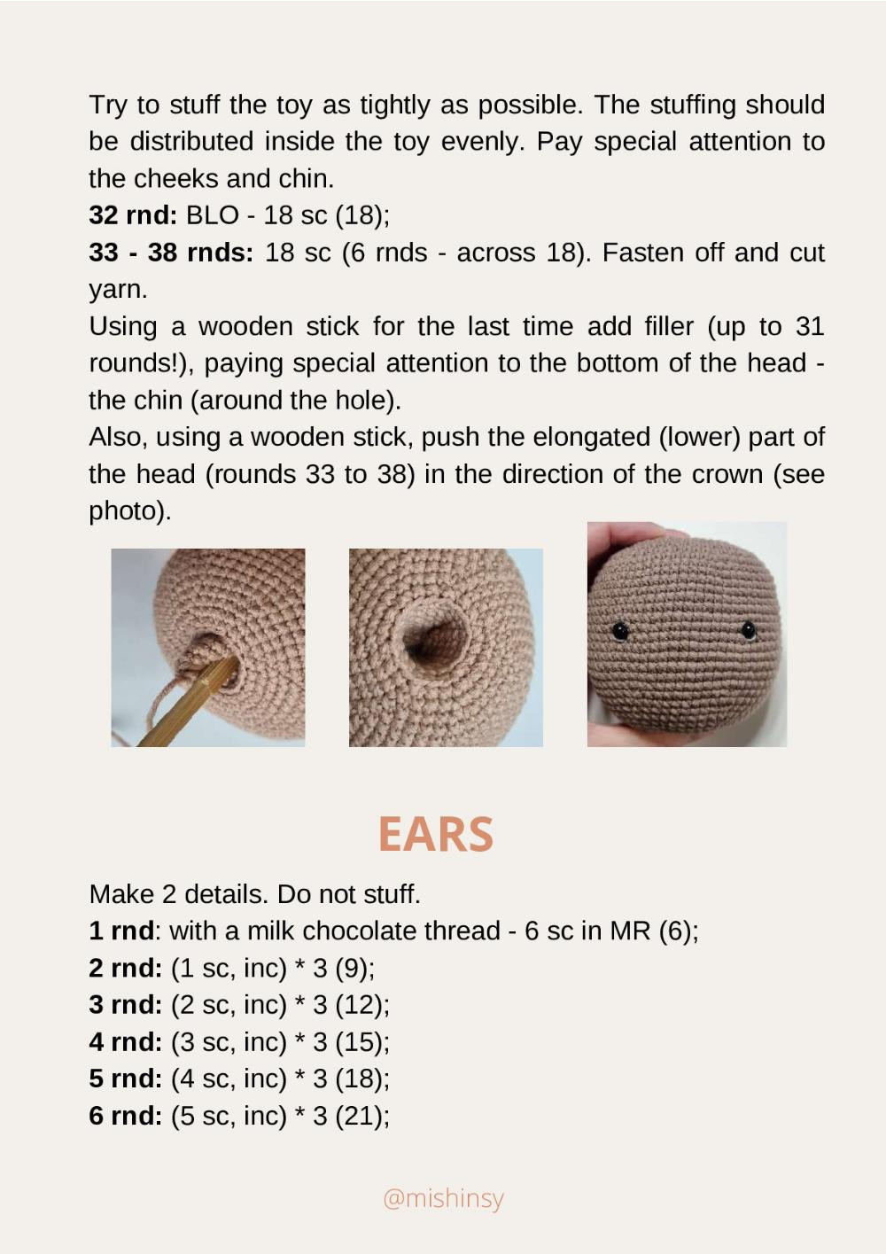 Crochet pattern "Deer"