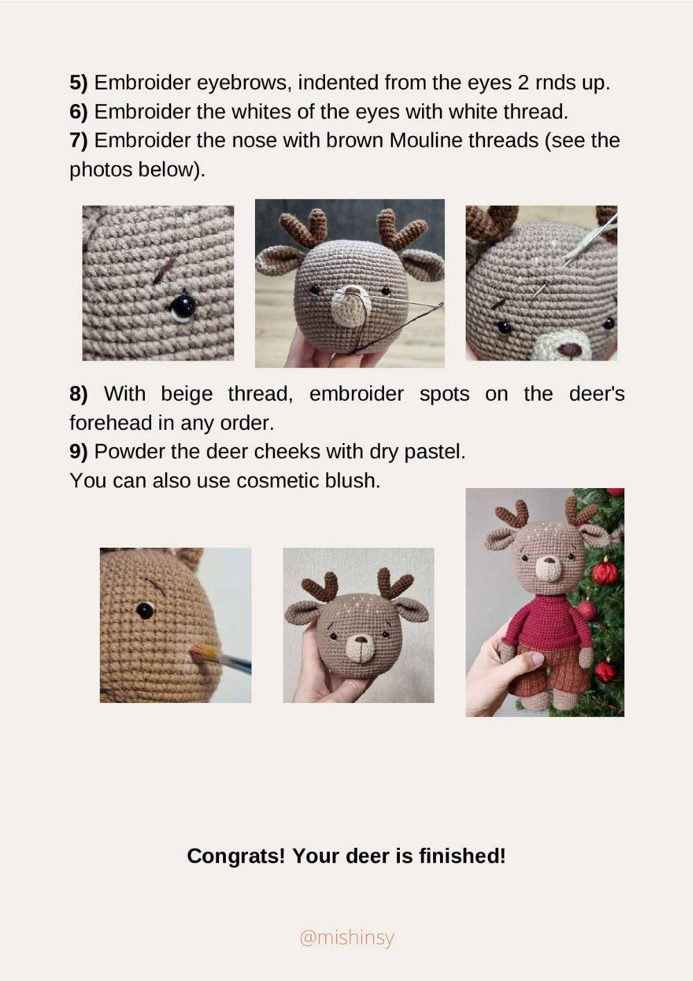 Crochet pattern "Deer"