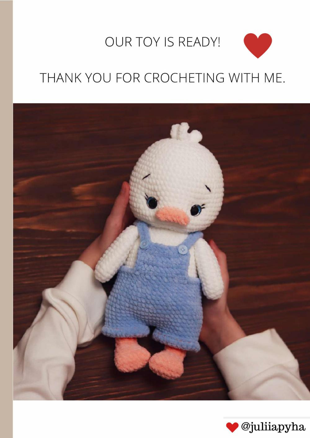 Crochet Pattern duckling