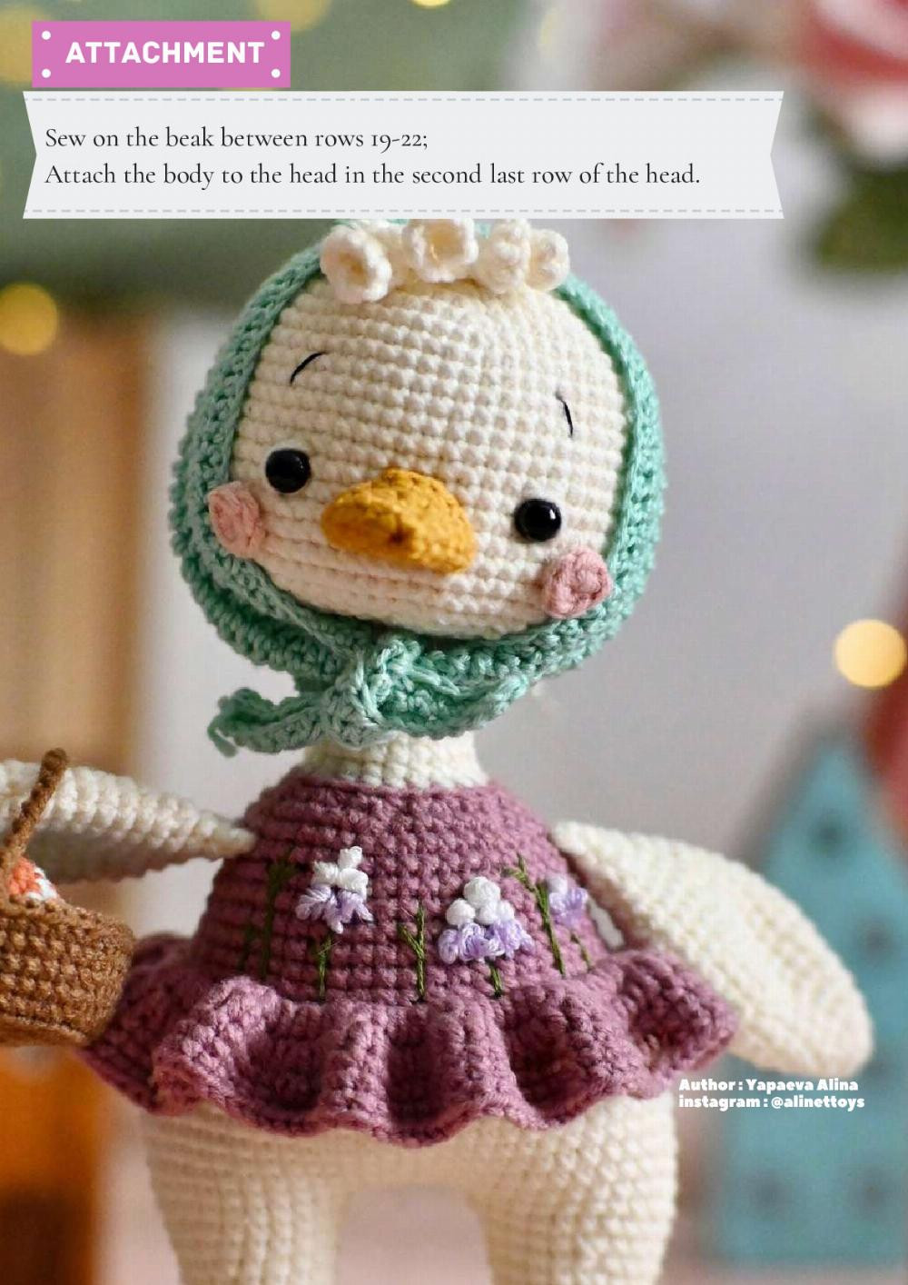 crochet pattern GOOSE CASSIE