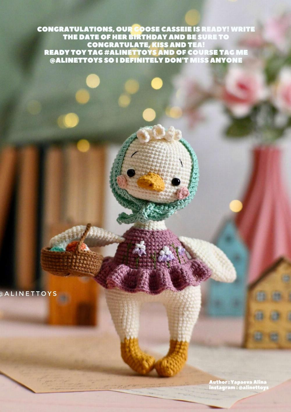 crochet pattern GOOSE CASSIE