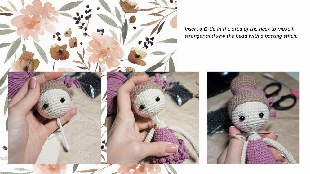 Crochet Pattern «Gymnast doll»