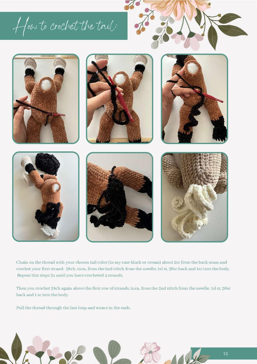 Crochet Pattern Horse / Foal Penelope & Hermes