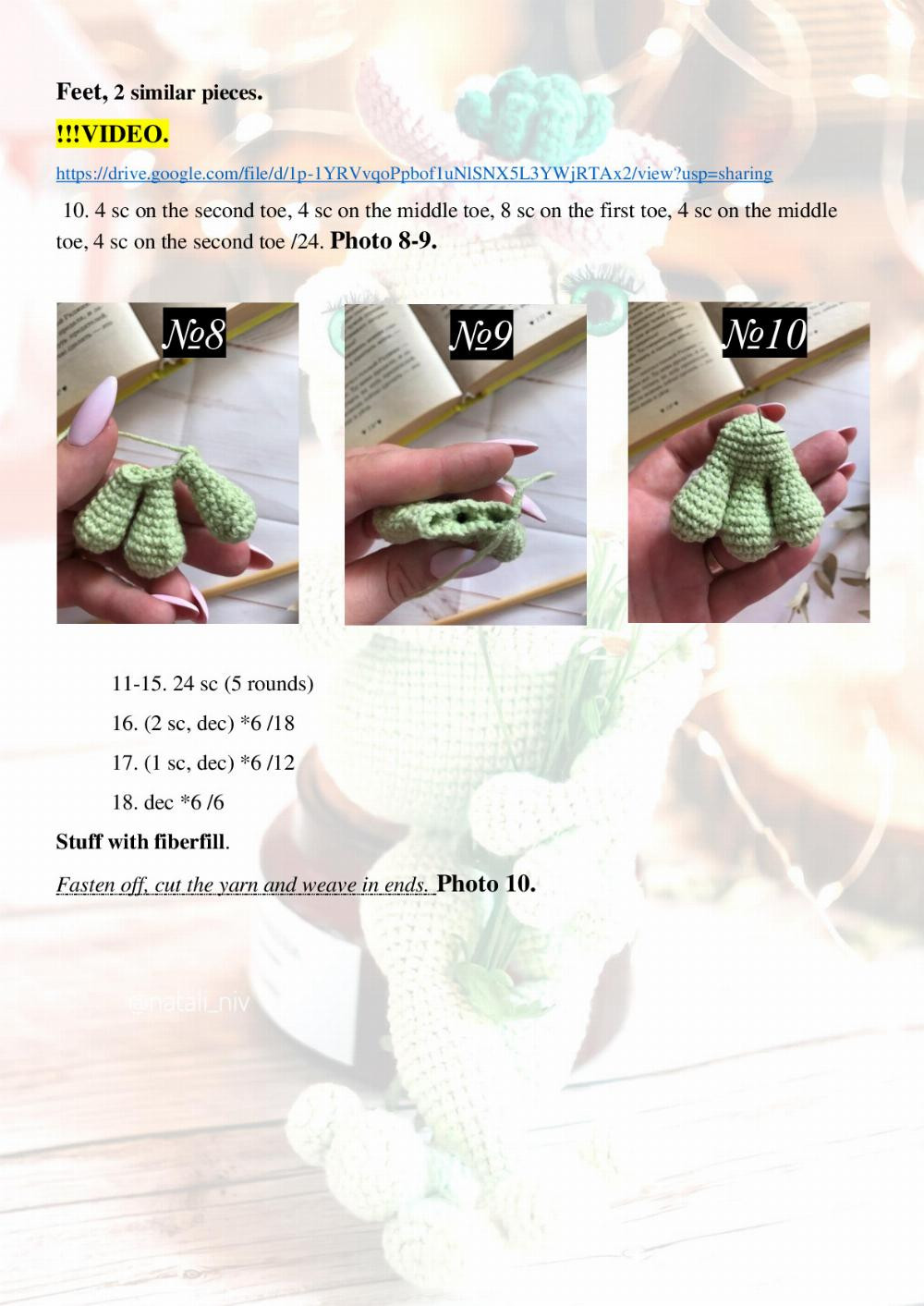 CROCHET PATTERN JABELLE the FROG