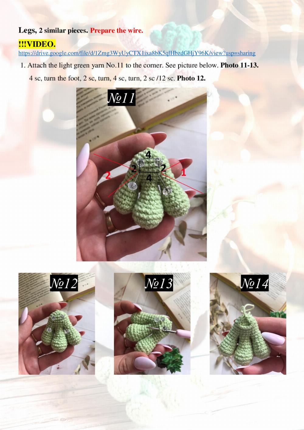 CROCHET PATTERN JABELLE the FROG