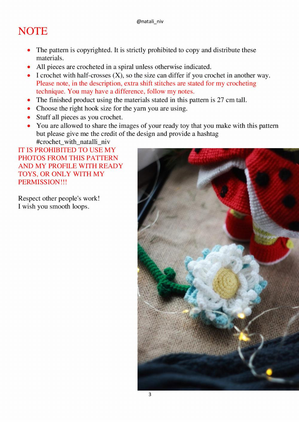 CROCHET PATTERN LADYBUG BETTY