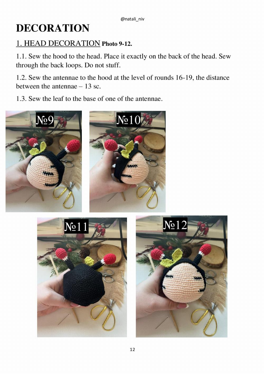 CROCHET PATTERN LADYBUG BETTY