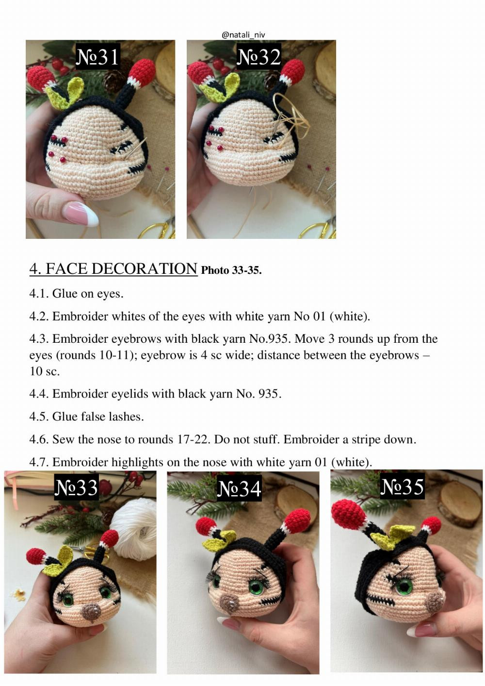 CROCHET PATTERN LADYBUG BETTY